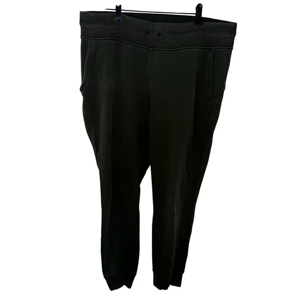 Lululemon green joggers sz 12